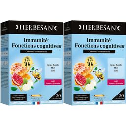 Herbesan Immunité Fonctions Cognitives Gelée Royale Zinc