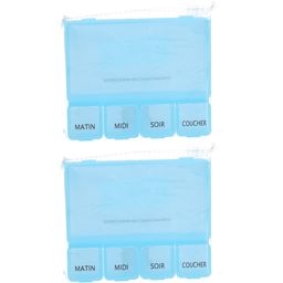 Estipharm Pilulier hebdomadaire rectangulaire 1 jour