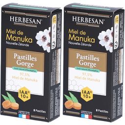 Herbesan Pastilles Gorge Miel de Manuka IAA 10+