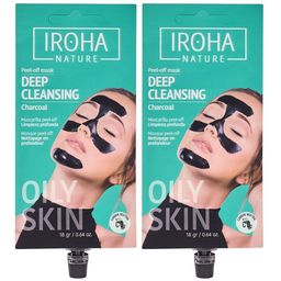 IROHA Nature Deep cleansing masque peel-off au charbon