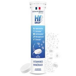 Granions Pastille hydratation Électrolytes HYDROP - Neutre