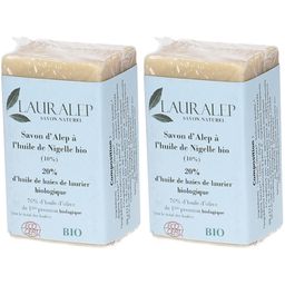 LAURALEP Savon d'Alep à l'Huile de Nigelle Bio