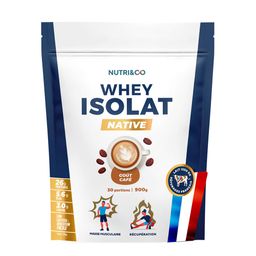 Nutri&Co Whey Isolate Native Goût Café