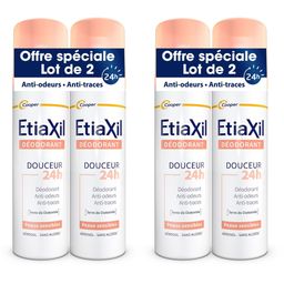 ETIAXIL - Déodorant - Transpiration Faible - Aisselles - 48h - Aérosol - Fabriqué en France - 150 ml - Lot de 2