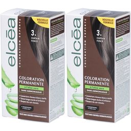 ELCEA Coloration Permanente Châtain Foncé – 3