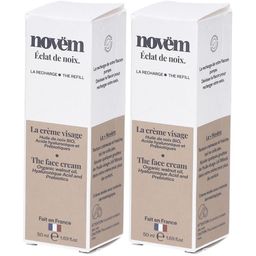 NOVEM Eclat de Noix La Crème Visage - Recharge