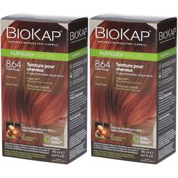 Biokap Nutricolordelicato Teinture Pour Cheveux 8.64 Titian Rouge