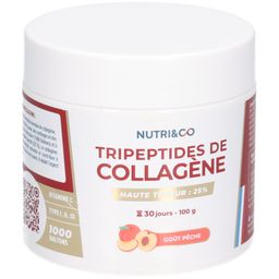 Nutri & Co Tripeptides de collagène - Goût Pêche