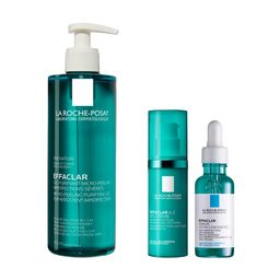 La Roche Posay Effaclar Gel Micropeeling & Effaclar A.Z. Gel-crème & Effaclar Sérum ultra-concentré