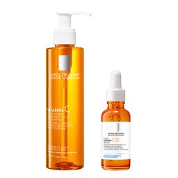 La Roche Posay Vitamin C Gel Moussant & Pure Vitamin C12 Sérum anti-rides éclat