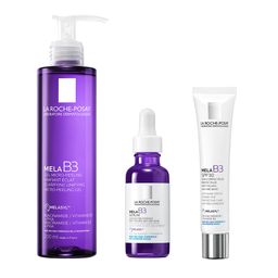 La Roche Posay Mela B3 Gel micropeeling unifiant & Mela B3 Concentré intensif anti-taches & Mela B3 Soin correcteur