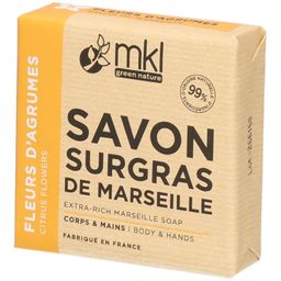 MKL Green Nature Savon de Marseille Solide Surgras - Agrumes