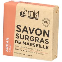 Mkl Green Nature Savon de Marseille Solide Surgras - Huile d'Argan