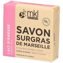 MKL Green Nature Lait d'Ânesse Savon Surgras Éclat