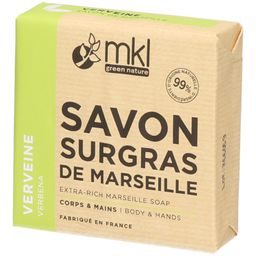 MKL Green Nature Savon de Marseille Solide Surgras - Verveine