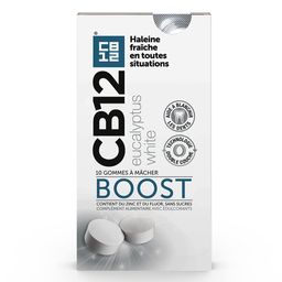 CB12 Boost White Chewing-Gums Haleine Fraîche et Effet Blancheur