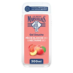 Le Petit Marseillais Gel Douche Extra Doux Pêche Blanche BIO & Nectarine BIO