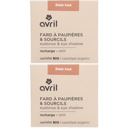 Avril Recharge Fard à Paupières & Sourcils - Etain irisé