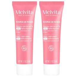 Melvita Source de Roses Crème Nuit Hydra Repulpante