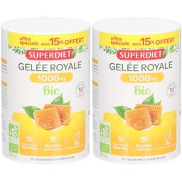 Superdiet Gelée Royale 1000 mg Bio - 10% avec le code: 926CE