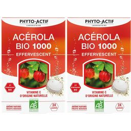 Phyto-Actif Acérola Bio 1000 effervescent