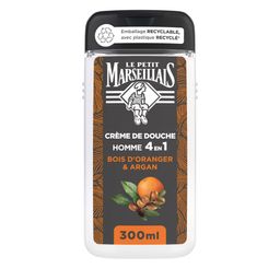 Le Petit Marseillais Gel Douche Homme Bois d'Oranger & Argan