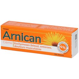 ARNICAN - Crème 4% à base d'extrait de fleur d'arnica - Ecchymoses (bleus), entorses, douleurs musculaires - Tube de 50 g