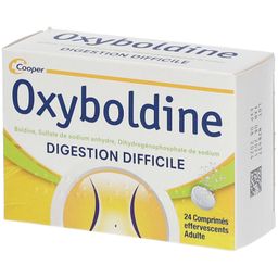 OXYBOLDINE - Digestion difficile - Boldine, Sulfate de sodium - Adultes - 24 comprimés effervescents