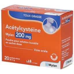 Acétylcystéine Mylan 200 mg