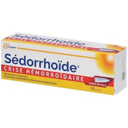 SEDORRHOIDE - Crise hémorroîdaire - Crème rectale - 15 ans et plus - 30g