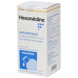 Hexomédine - Antiseptique - Plaies superficielles - Solution pour application locale - Flacon 250ml