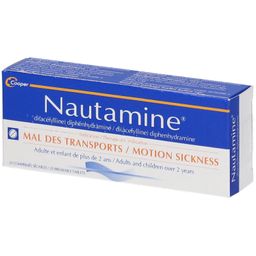 NAUTAMINE - Mal des transports - Adultes et enfants de plus de 2ans - 20 comprimés