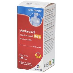 AMBROXOL VIATRIS CONSEIL 0,6% SOLUTION BUVABLE