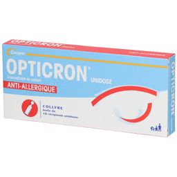 OPTICRON - Anti-allergique - Collyre - Affection ophtalmique d'origine allergique - Unidoses - 10x0,3ml