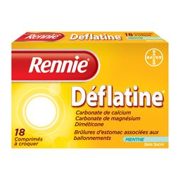 Rennie Déflatine 18 comprimés