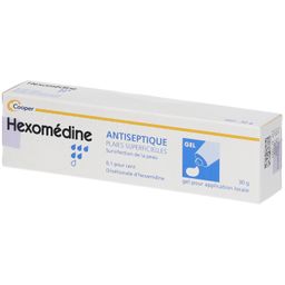 Hexomédine - Antiseptique - Plaies superficielles - Surinfection de la peau - Gel pour application locale - Gel 30g