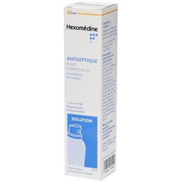 Hexomédine - Antiseptique - Plaies superficielles - Solution pour pulvérisation cutanée - Spray 75ml