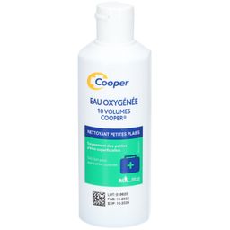 COOPER - Eau oxygénée - Nettoyant petites plaies - 250ml
