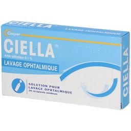 CIELLA - Lavage Ophtalmique - Solution pour lavage ophtalmique - Unidoses - 20 unidoses