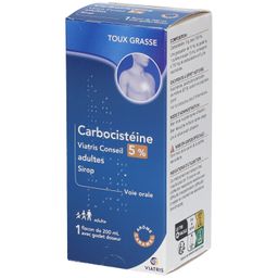 Carbocisteine Mylan adultes 5%