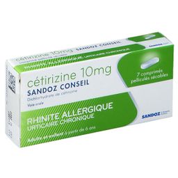Cétirizine Sandoz Conseil® 10 mg