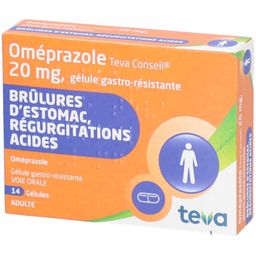 Oméprazole Teva Conseil® 20 mg
