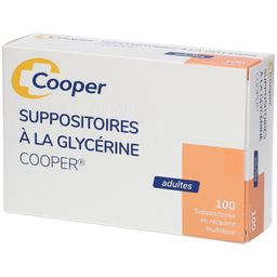 COOPER - Suppositoires à la glycérine - Adultes - Boite 100 suppositoires
