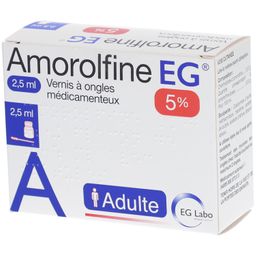 AMOROLFINE EG 5% – Vernis Médicamenteux pour Mycose des Ongles