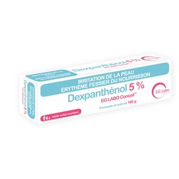 DEXPANTHENOL EG LABO CONSEIL 5% pour erythème fessier et irritation de la peau - tube 100 g