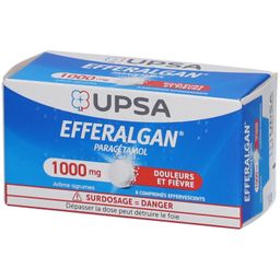 EFFERALGAN 1000 mg, comprimé efferv. (légère gout fruits rouge)