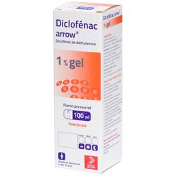 DICLOFÉNAC ARROW 1 % gel, flacon pressurisé, voie locale
