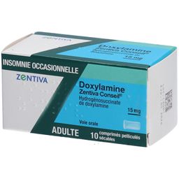 Zentiva Doxylamine Conseil Comprimés pelliculés sécables
