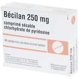 Becilan 250 mg, comprimé sécable – Vitamine B6