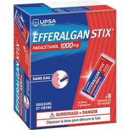 EFFERALGAN 1000mg, granulés en sachet (fruits rouges)